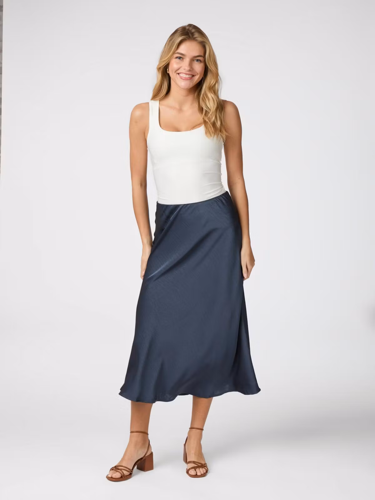 Neo Noir - Bovary Skirt (Midnight Blue)