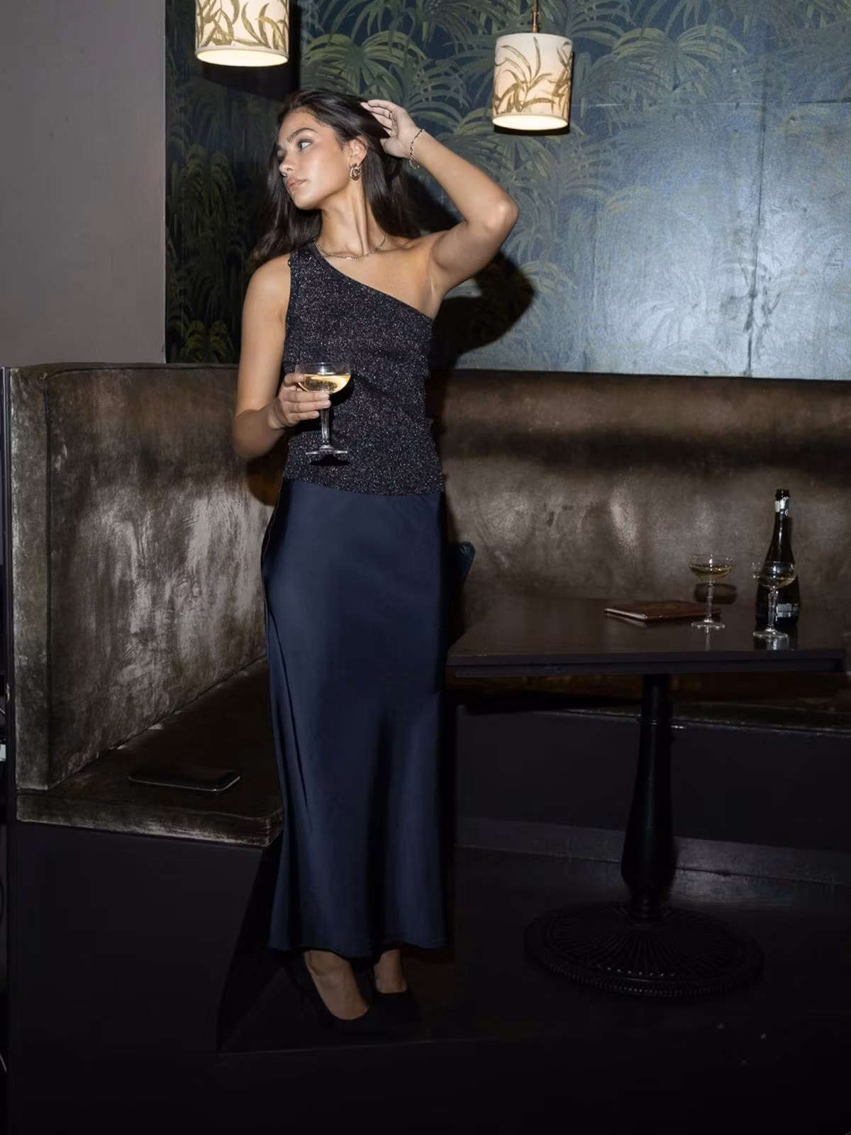 Neo Noir - Bovary Skirt (Midnight Blue)