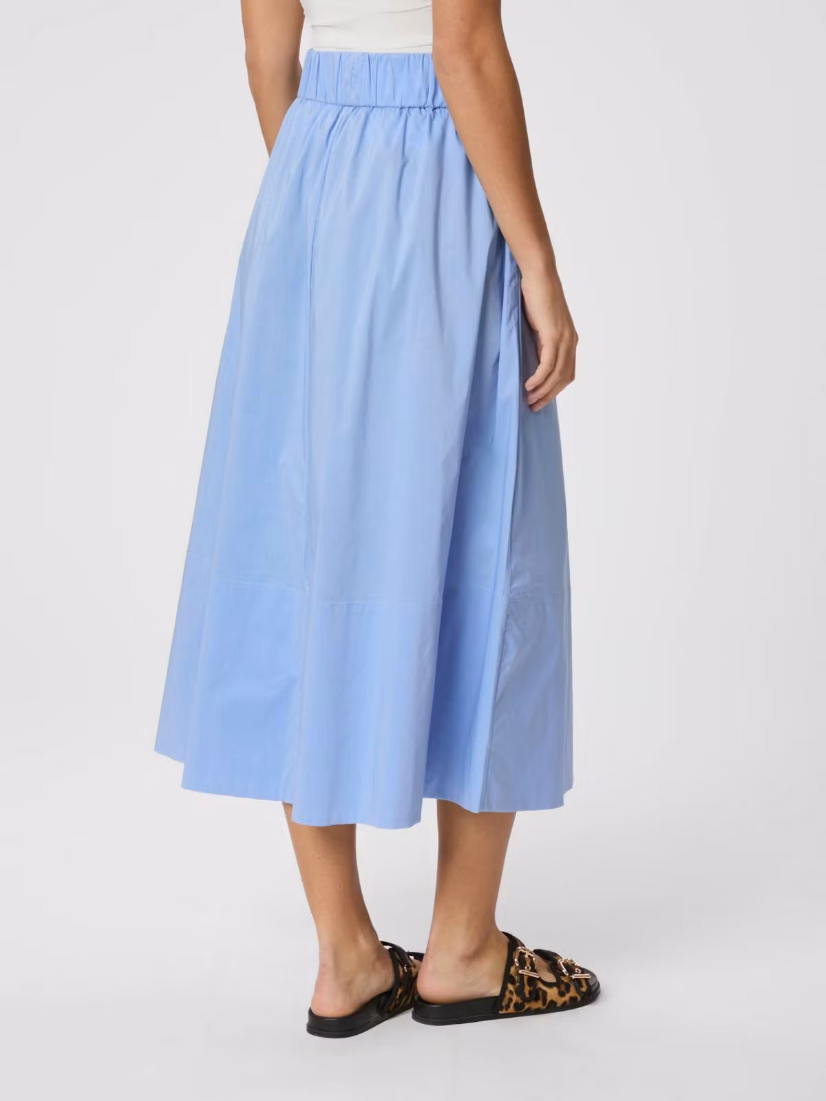 Neo Noir - Yara Poplin Skirt (Sky Blue)