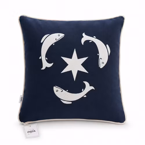 Marstrand Pillow Case (Navy)