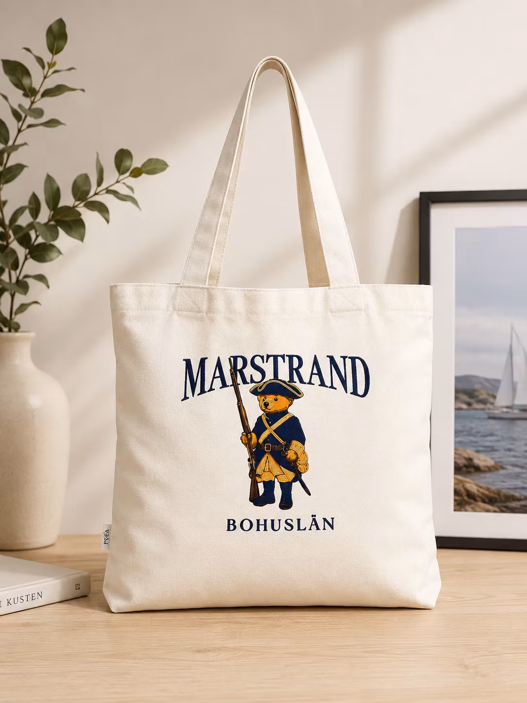 Tote Bag Marstrand Bear (Offwhite)