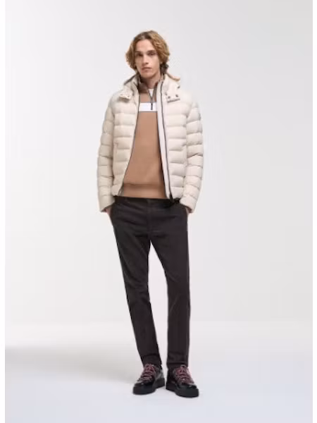 Colmar - Quilted Down Jacket D Hood (Nude)