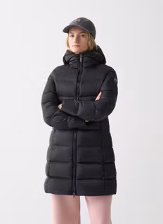 Colmar - Quilted Jacket w Hood (Black)