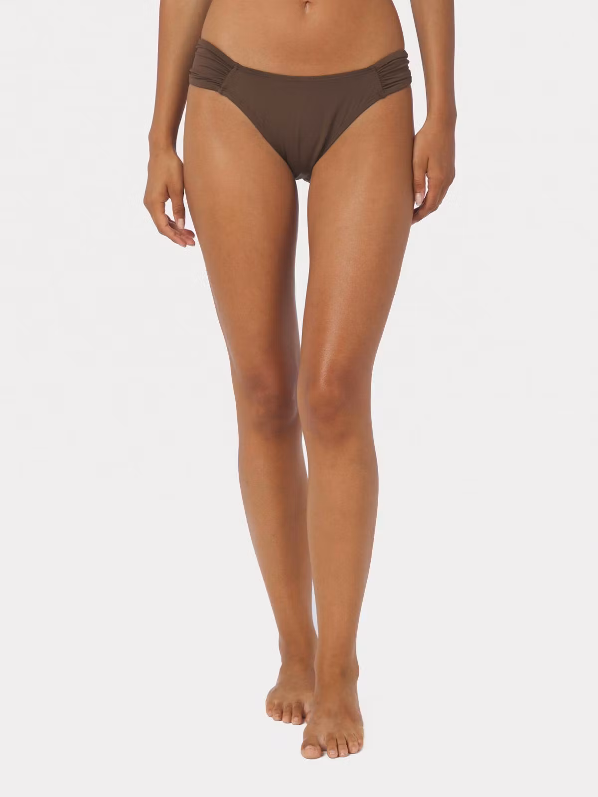 Neo Noir - Joelle Solid Bikini Brief (Dark brown)