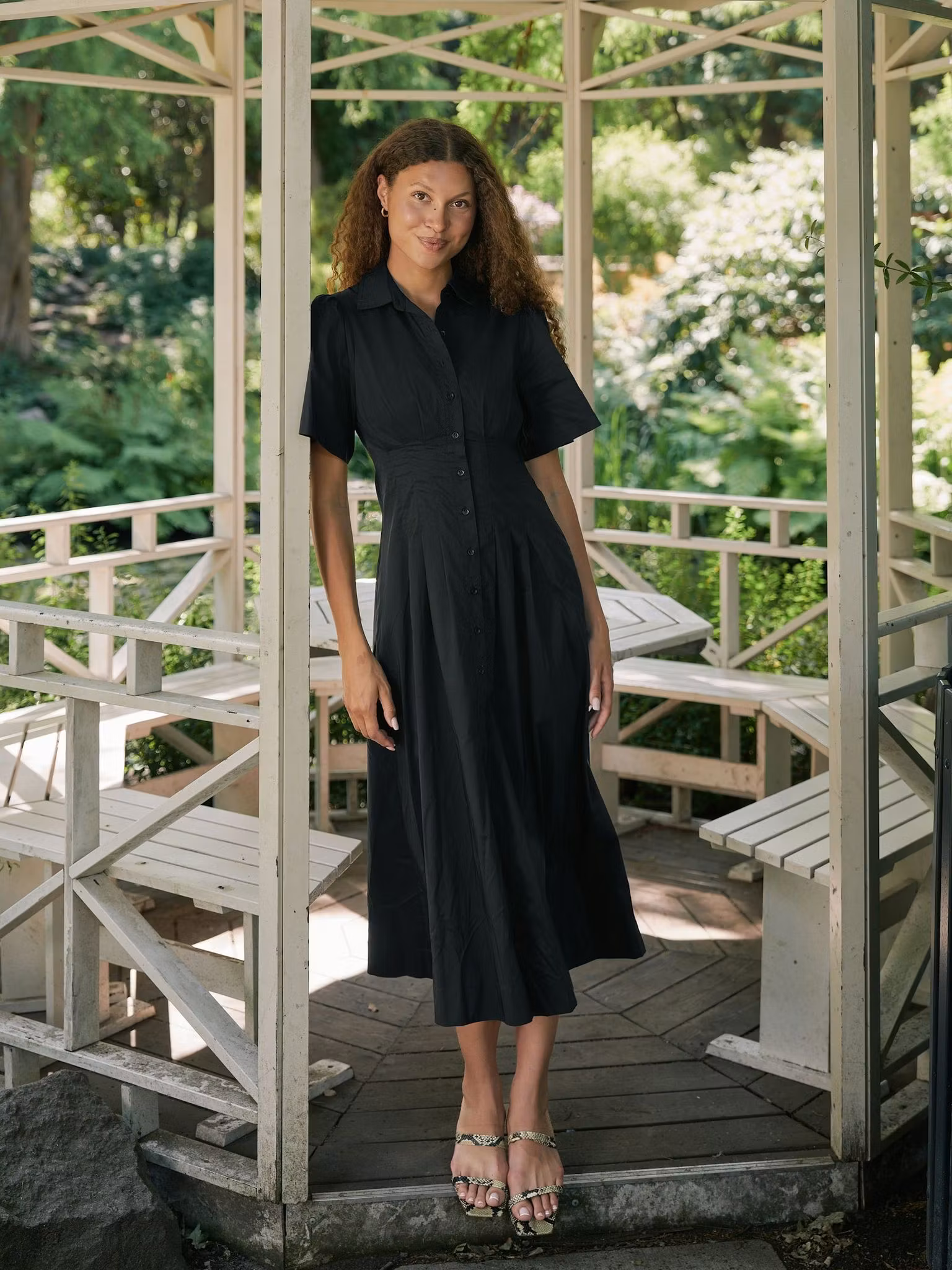Neo Noir - Baia Poplin Dress (Black)