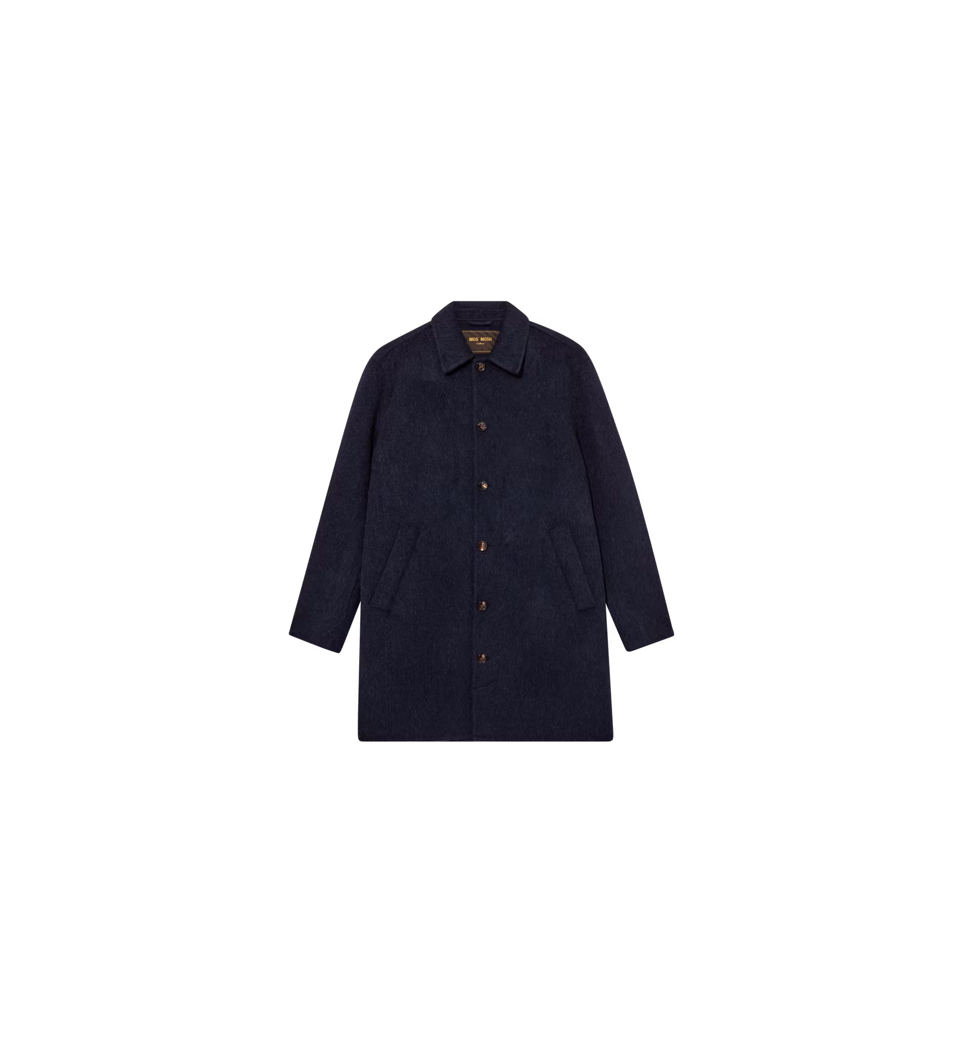 Mos Mosh Gallery MMGBarkley Wool Coat i Salute Navy, bild 3