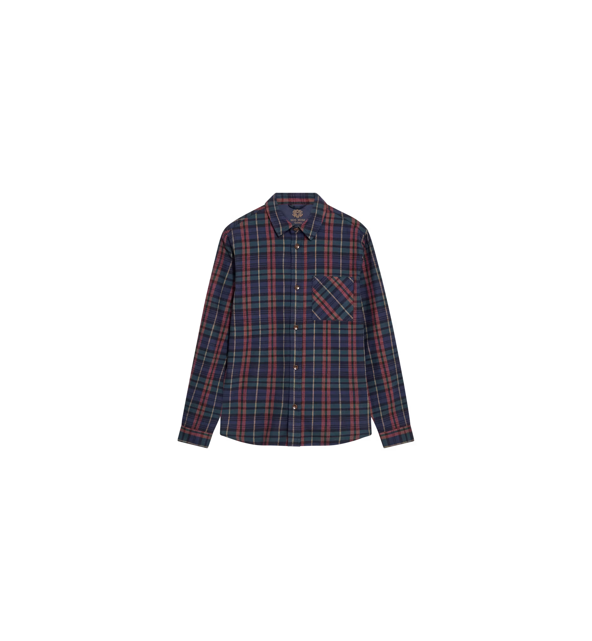 Mos Mosh Gallery MMGDavid Hang Overshirt i Burnt Russet, bild 3