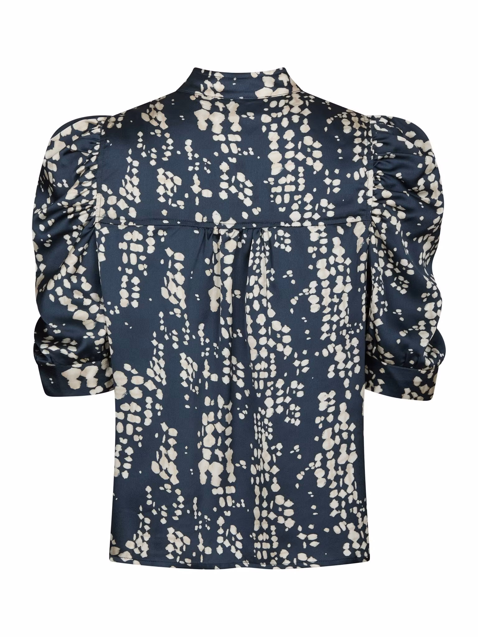 Neo Noir - Roella Scatter Print Blouse (Navy)