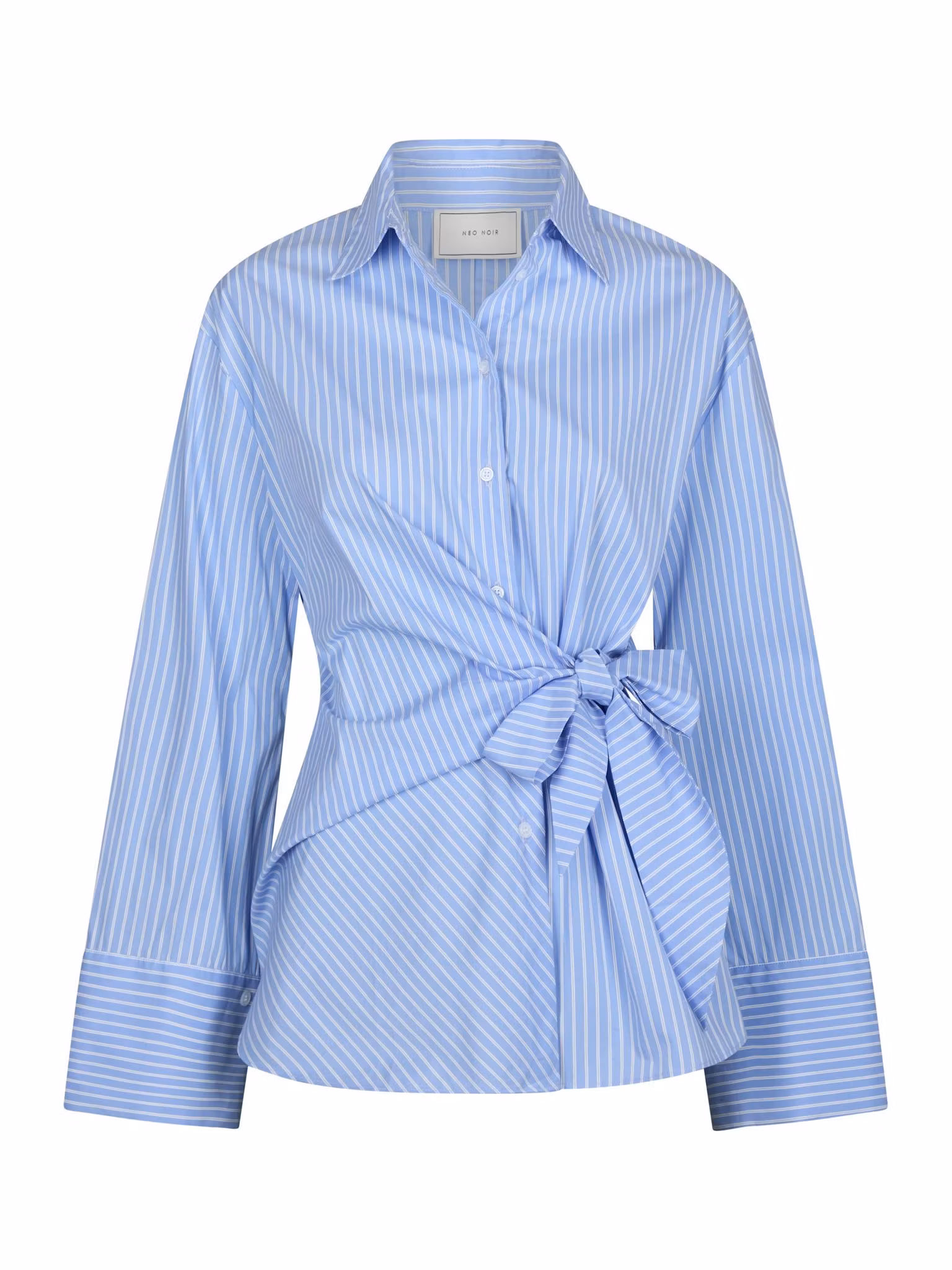 Neo Noir - Helisa Stripe Shirt (Light Blue)