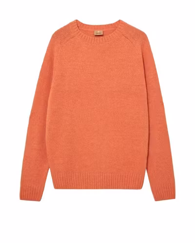 Mos Mosh Gallery - MMGCarlos Crew Neck Knit (Orange Rust)