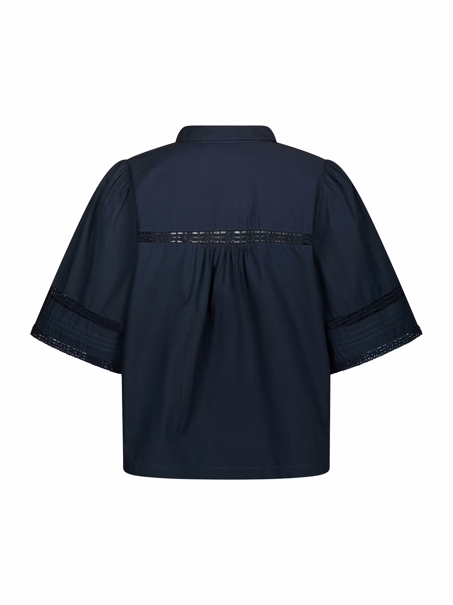 Neo Noir - Lotte C Poplin Shirt (Navy)