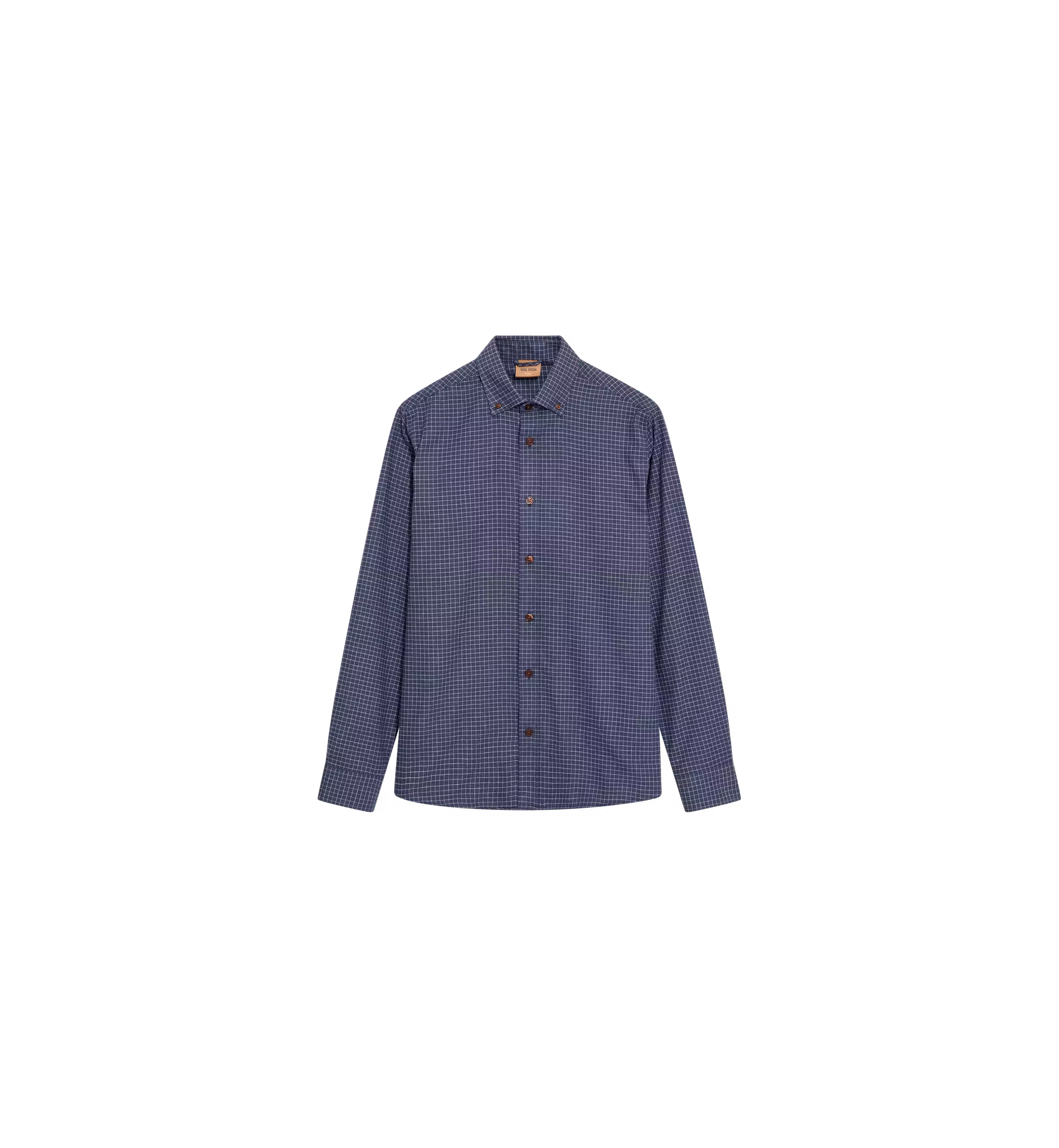 Mos Mosh Gallery MMGMarco Flannel Shirt i Navy Check, bild 3