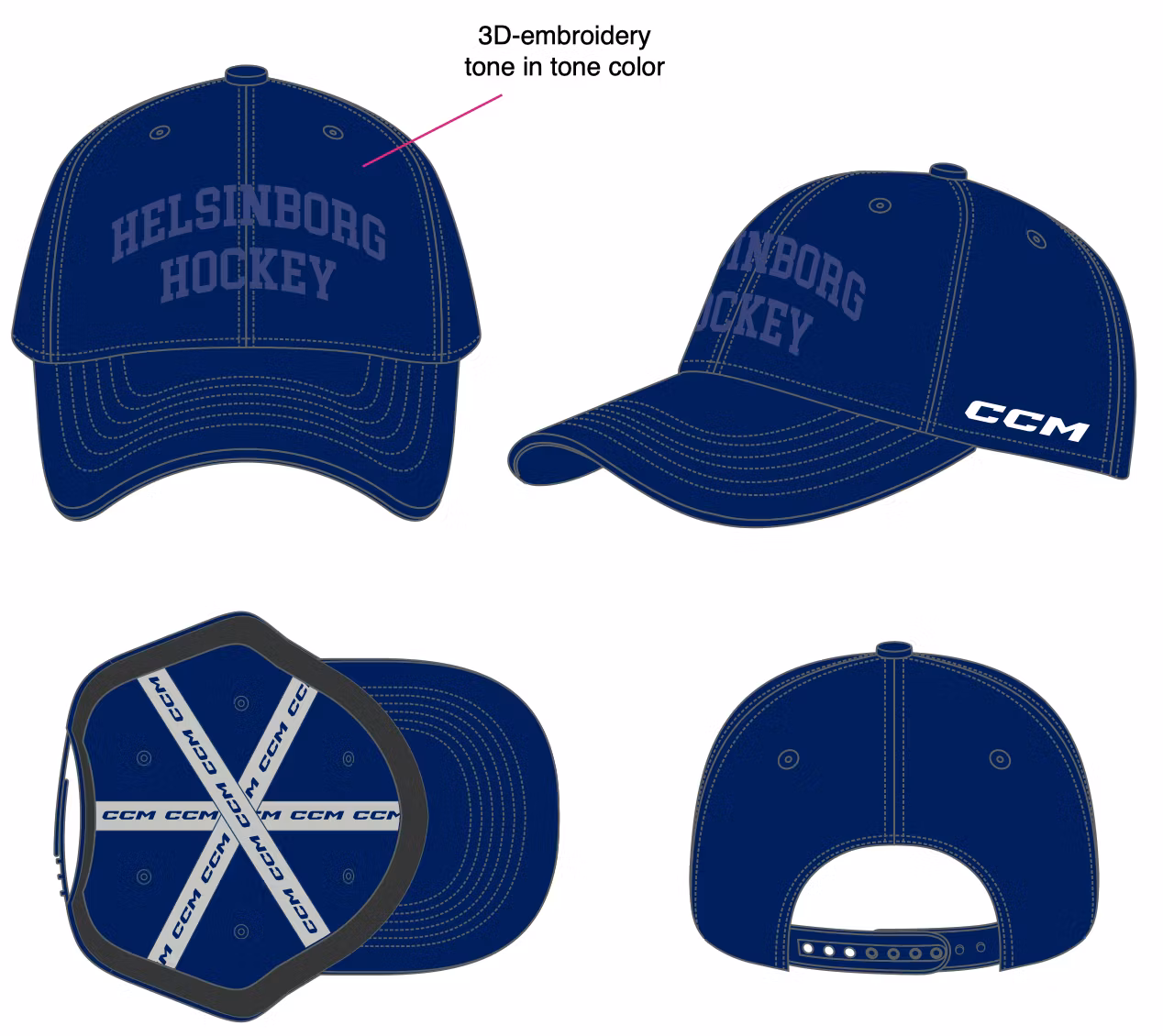 CCM Keps "Helsingborg Hockey"