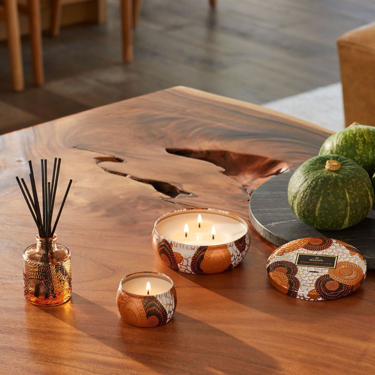 Voluspa - Spiced Pumpkin Latte - Small Jar Candle