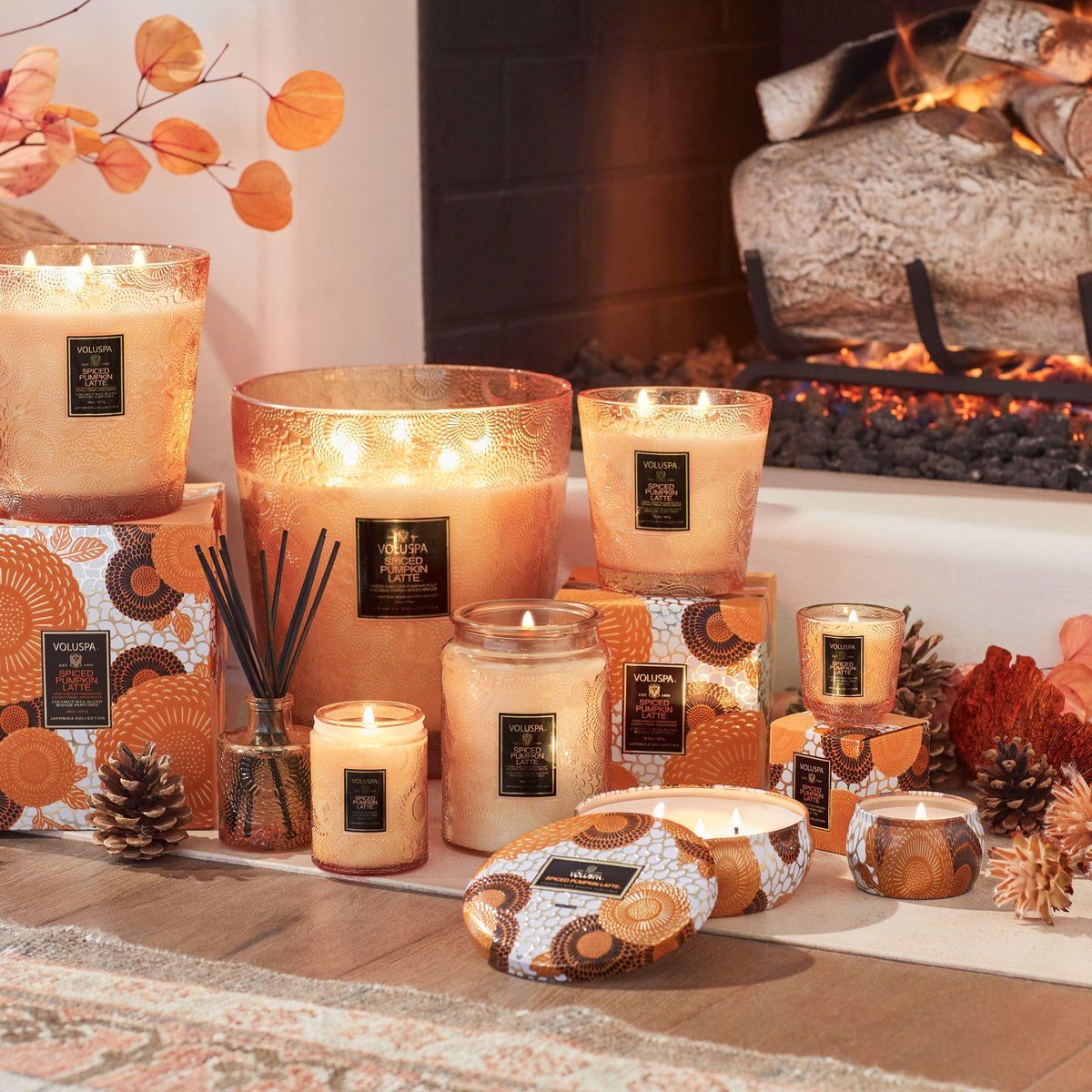 Voluspa - Spiced Pumpkin Latte - Small Jar Candle
