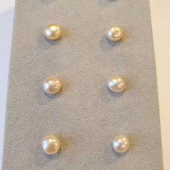 Pärlörhängen - Rosa