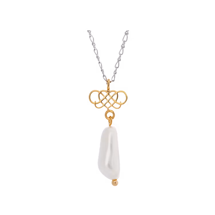 Lily and Rose - SIGNATURE PEARL NECKLACE – IVORY GOLD