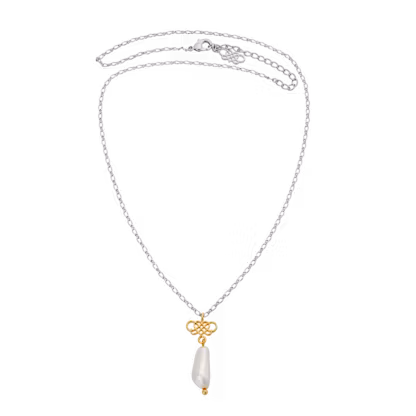 Lily and Rose - SIGNATURE PEARL NECKLACE – IVORY GOLD