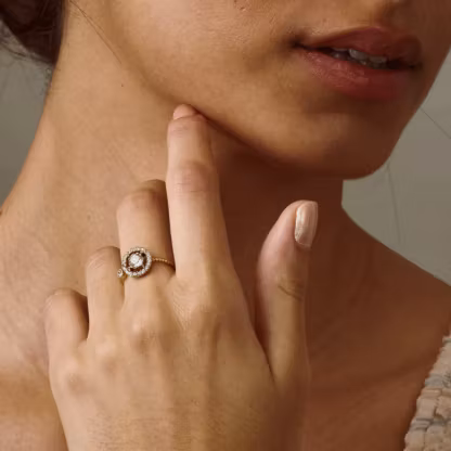 Lily and Rose - MIRANDA RING – SILVERSHADE (GOLD)
