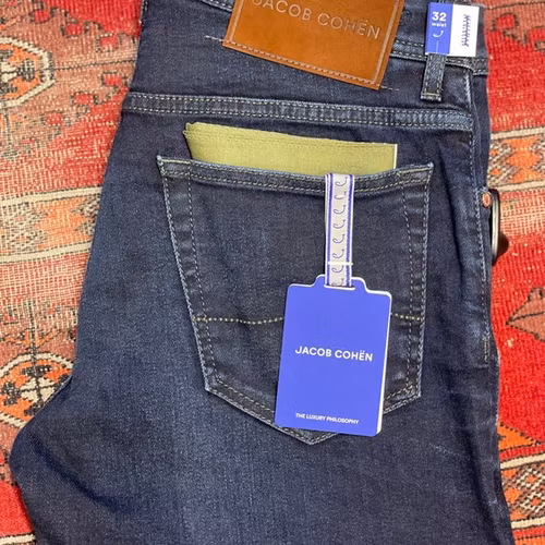 Jacob Cohën - Slimfit Col. 088D Mörkblå