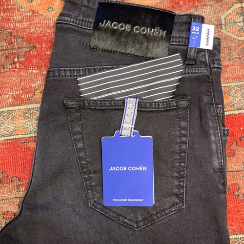 Jacob Cohën - Nick Slimfit Col.092D - Svart