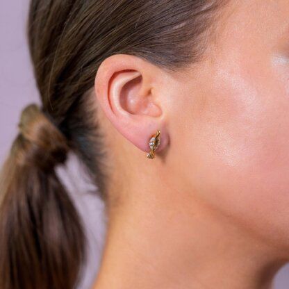 Lily and rose - EDEN EARRINGS – CRYSTAL (GOLD)