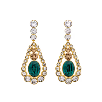 Lily and Rose - ELIZABETH EARRINGS – EMERALD