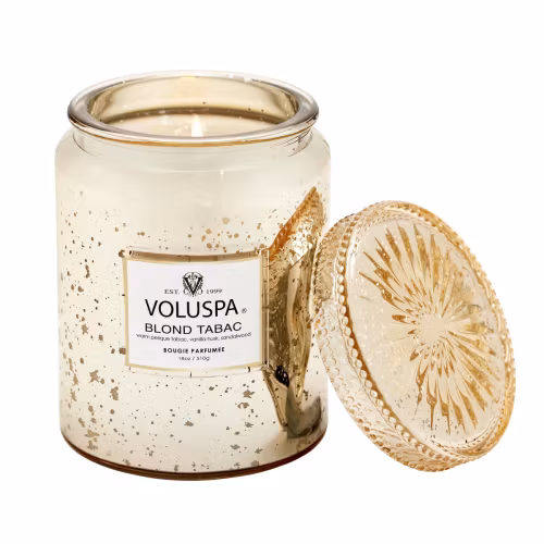 Voluspa - BLOND TABAC - LARGE JAR CANDLE