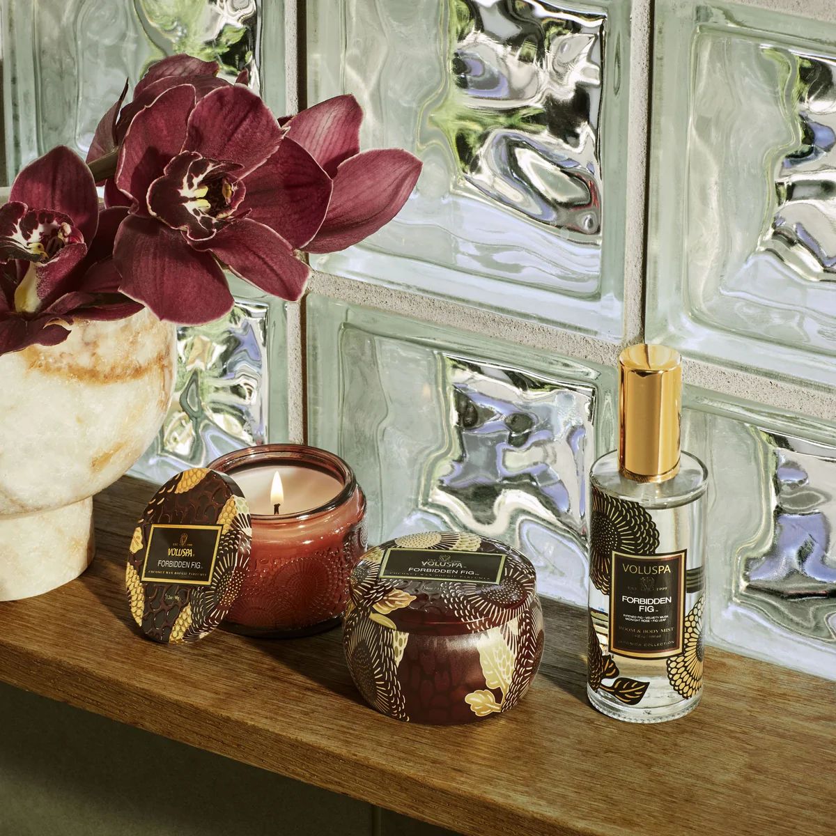 Voluspa - FORBIDDEN FIG - MINI TIN CANDLE