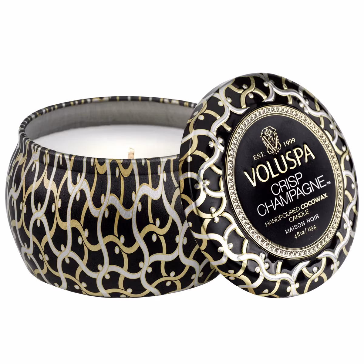 Voluspa - CRISP CHAMPAGNE - MINI TIN CANDLE
