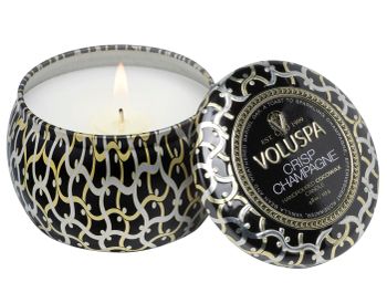 Voluspa - CRISP CHAMPAGNE - MINI TIN CANDLE