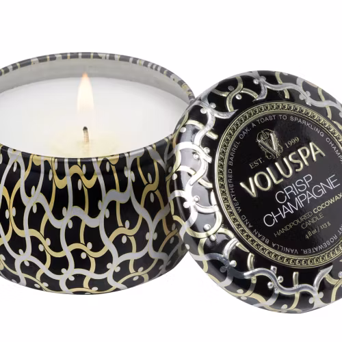 Voluspa - CRISP CHAMPAGNE - MINI TIN CANDLE