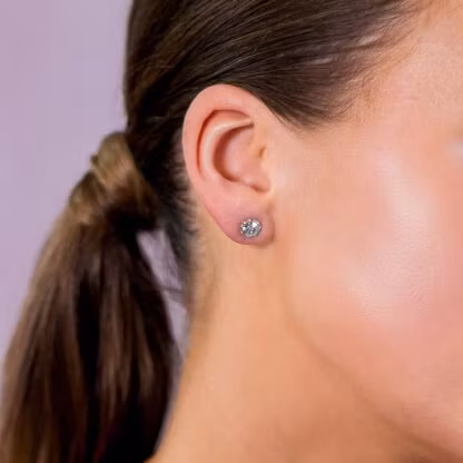 Lily and Rose - PETITE MISS VICTORIA EARRINGS – CRYSTAL (SILVER)