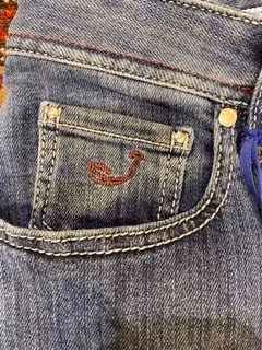 Jacob Cohën - Limited edition slimfit blue jeans