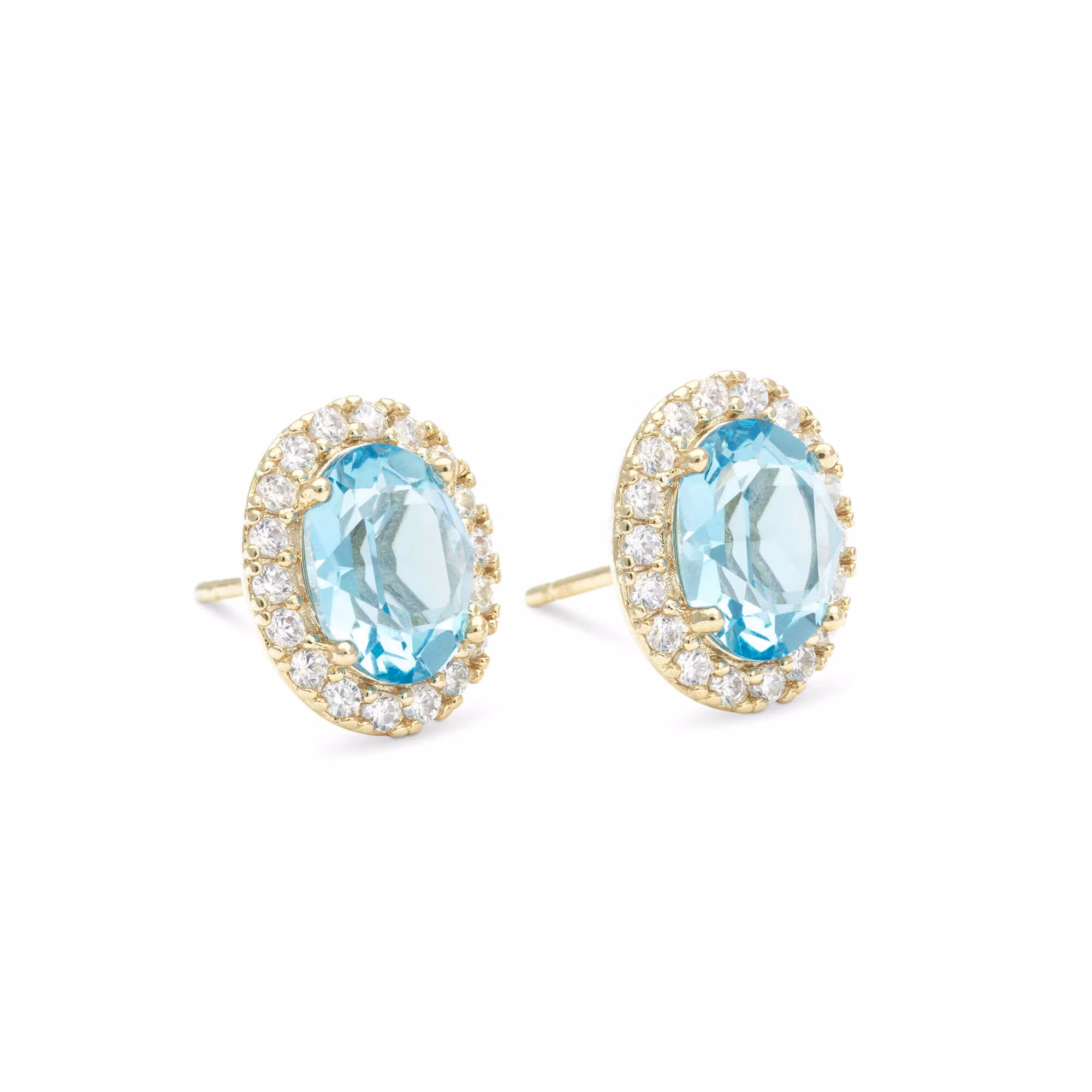 Lily and Rose - LUNA EARRINGS – AQUAMARINE