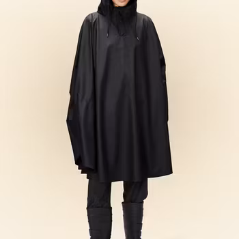 Rains - Regnponcho - Black grain