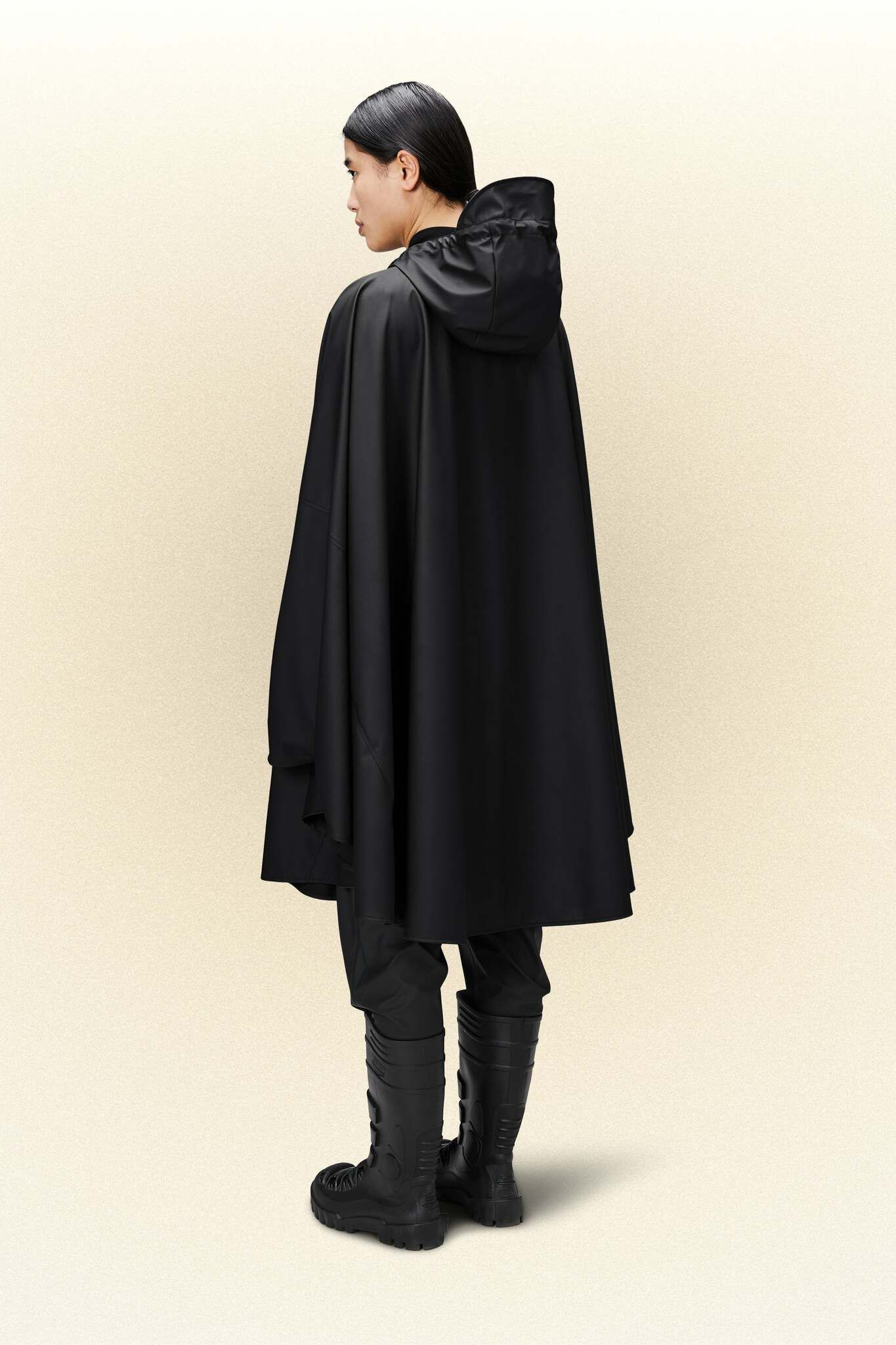 Rains - Regnponcho - Black grain