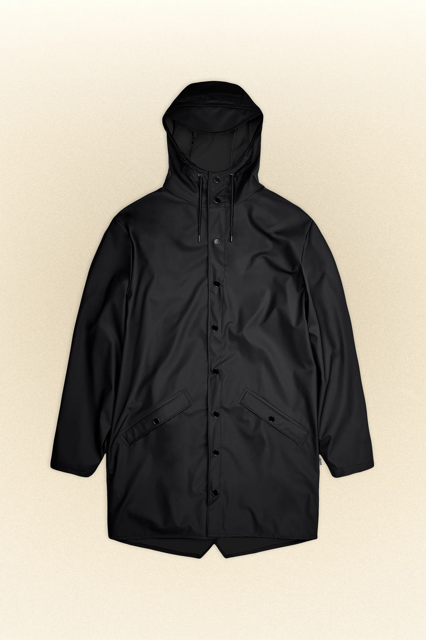 Rains - Long Jacket - Black
