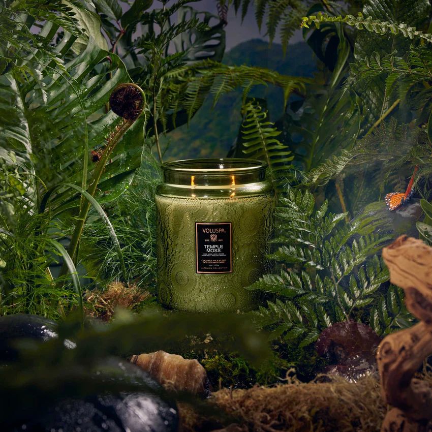 Voluspa - Temple Moss Luxe Jar Candle