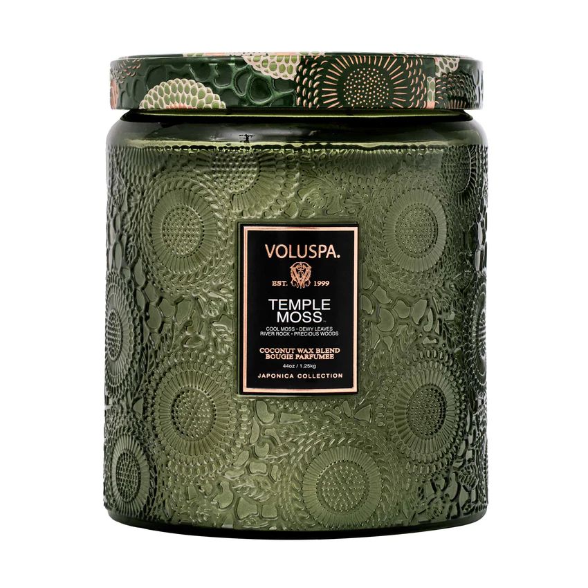 Voluspa - Temple Moss Luxe Jar Candle
