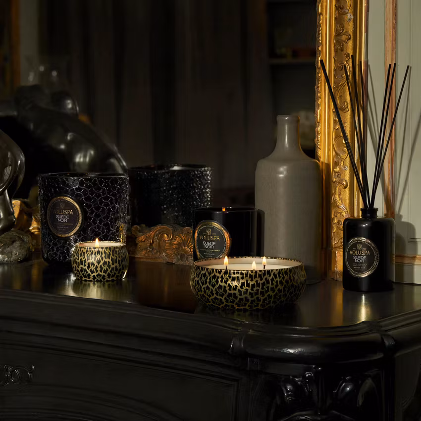 Voluspa - Suede Noir - Reed Diffuser