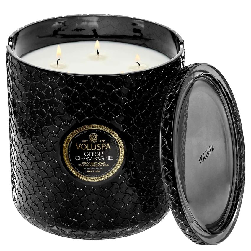 Voluspa - Crisp Champagne Boxed 5-wick Hearth With Lid