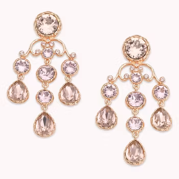 Lily and Rose - VICTORIA EARRINGS – LIGHT AMETHYST / VINTAGE ROSE