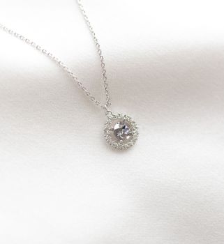Lily and Rose - MISS MIRANDA NECKLACE – SMOKEY MAUVE (SILVER)