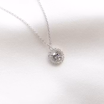Lily and Rose - MISS MIRANDA NECKLACE – SMOKEY MAUVE (SILVER)