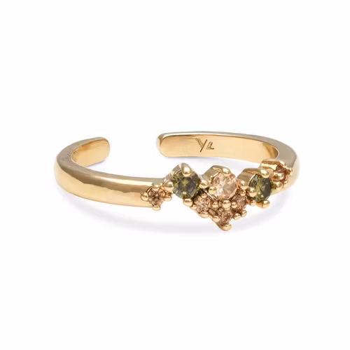 Ylva Li - PETITE MEADOW RING – PERIDOT