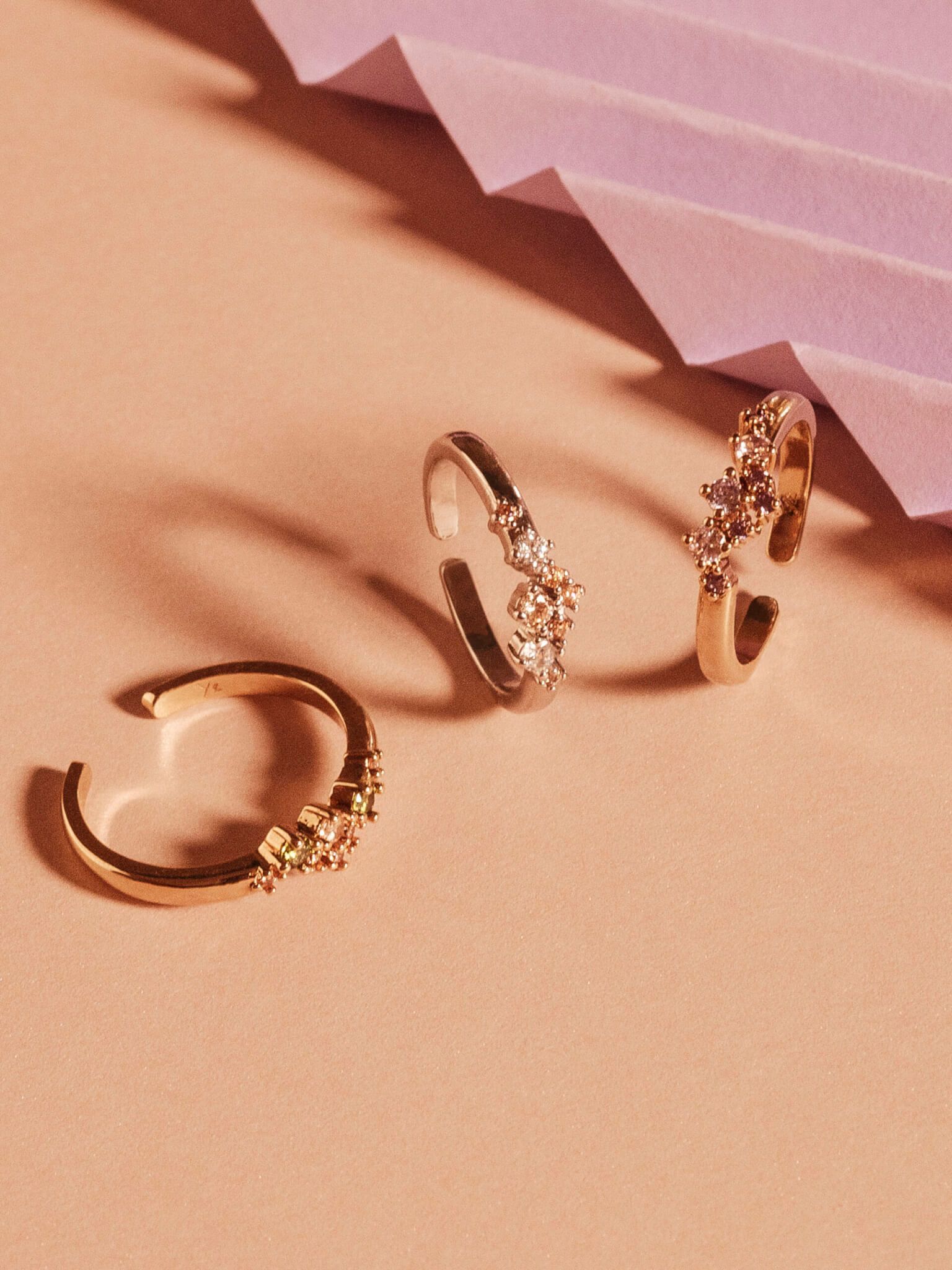 Ylva Li - PETITE MEADOW RING – CHAMPAGNE