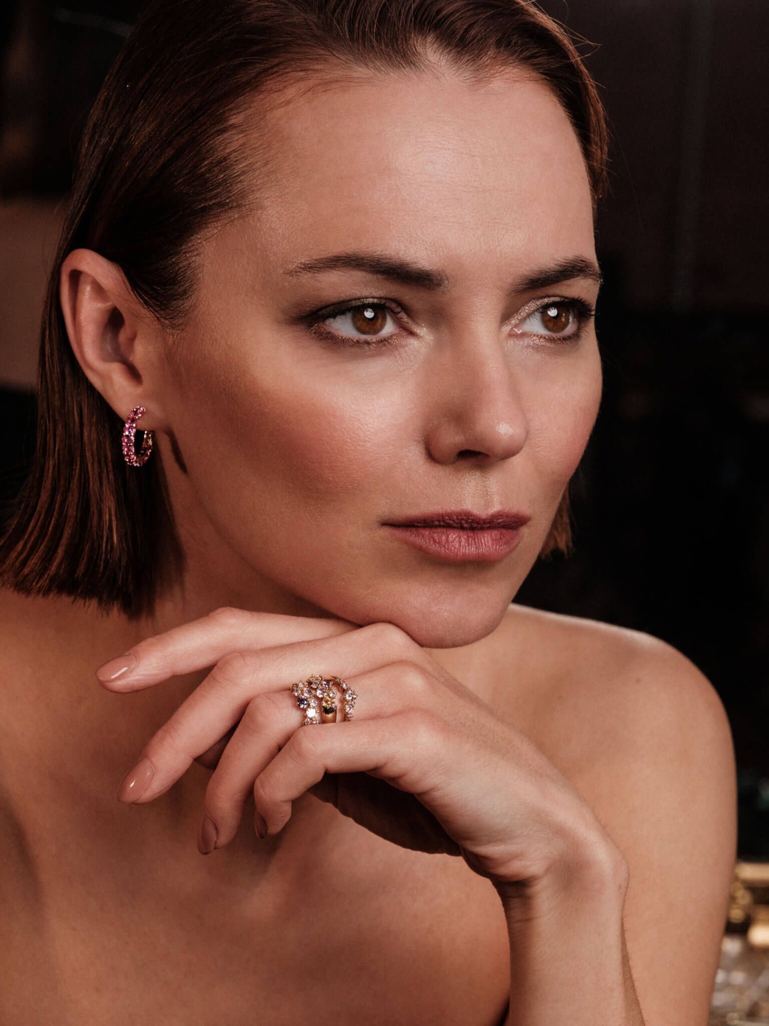 Ylva Li - PETITE MEADOW RING – CHAMPAGNE