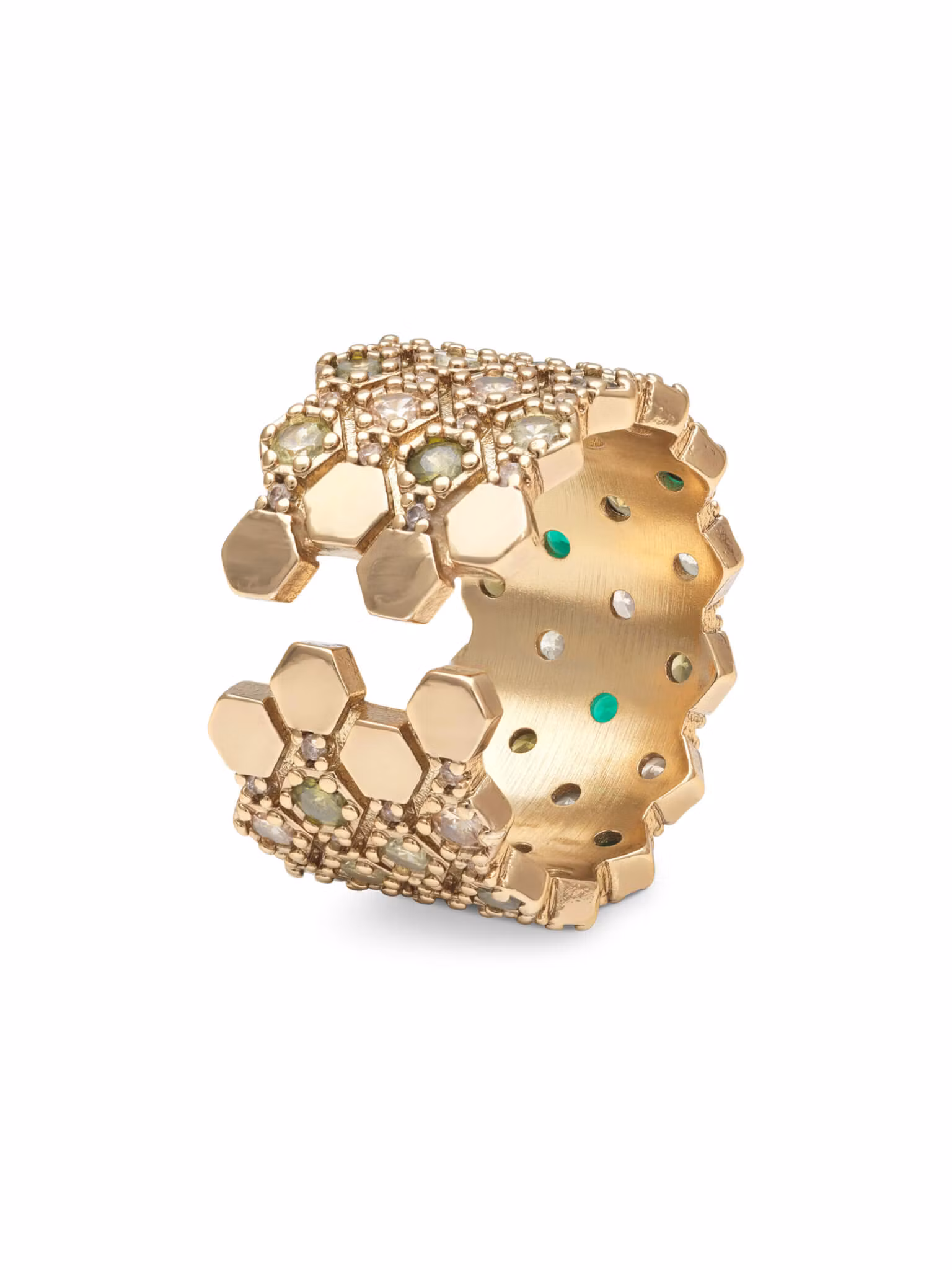 Ylva Li - HALO RING – EMERALD