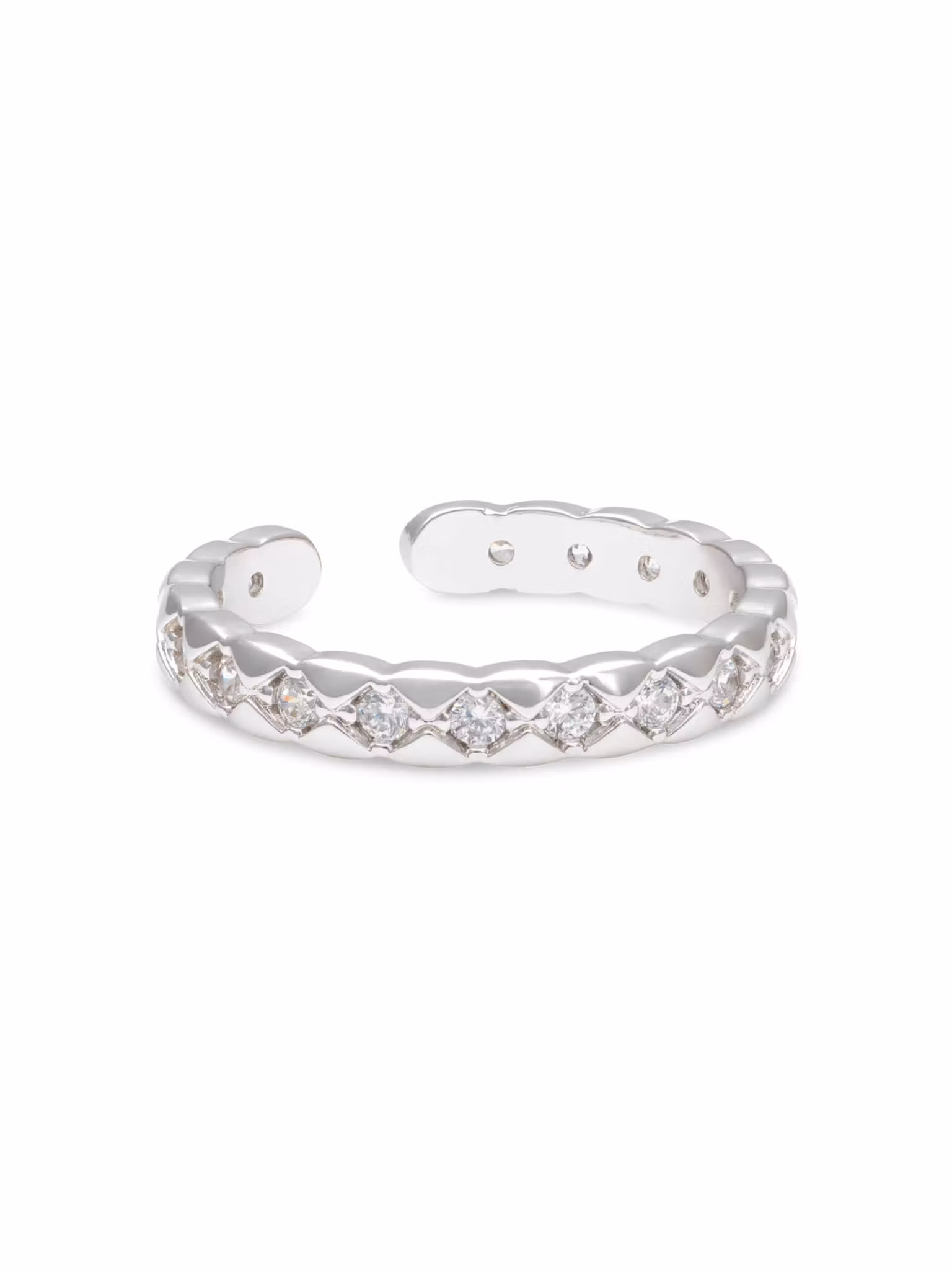 Ylva Li - MADEMOISELLE RING – CRYSTAL (SILVER)